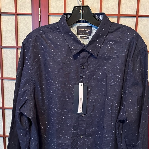 Denim & Flower Long sleeve Polo Shirt - Picture 4 of 10
